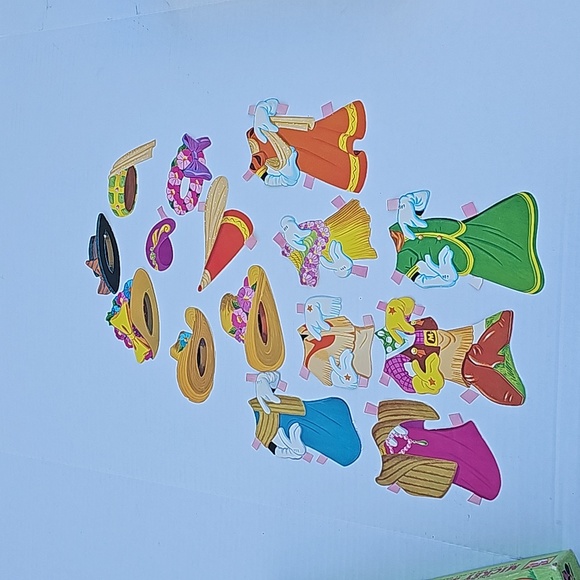 Vintage Walt Disney Whitman 1972 Mickey & Minnie Mouse Paper Dolls - Picture 12 of 12